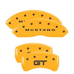 MGP Yellow Caliper Covers for 2005-2009 MUSTANG - 10197SMG2YL