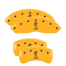 MGP Yellow Caliper Covers for 2005-2009 MUSTANG - 10197SSNKYL