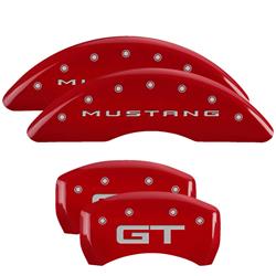 MGP Red Caliper Covers for 2015-2023 MUSTANG - 10200S2MGRD
