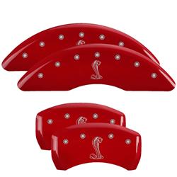 MGP Red Caliper Covers for 2015-2023 MUSTANG - 10200SSNKRD