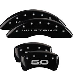 MGP Black Caliper Covers for 2015-2023 MUSTANG - 10201SM52BK