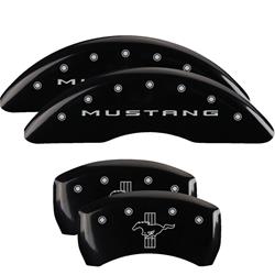 MGP Black Caliper Covers for 2015-2023 MUSTANG - 10201SMB2BK