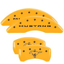 MGP Yellow Caliper Covers for 2015-2023 MUSTANG - 10201SMB2YL
