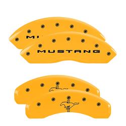 MGP Yellow Caliper Covers for 2015-2023 MUSTANG - 10202SMB2YL