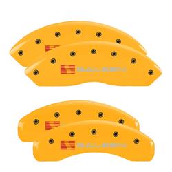 MGP Caliper Covers - Brake Caliper Covers for 2021-2023 MUSTANG - 10202SSLNYL