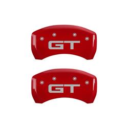 MGP Red Caliper Covers for 2015-2017 MUSTANG - 10203R2MGRD