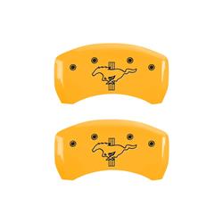 MGP Yellow Caliper Covers for 2015 MUSTANG - 10203RMB2YL