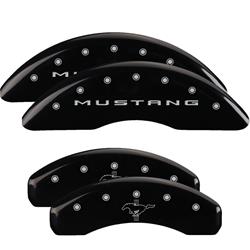 MGP Black Caliper Covers for 2015-2023 MUSTANG - 10204SMB2BK