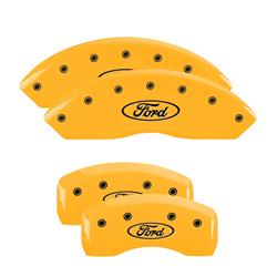 MGP Yellow Caliper Covers for 2017-2019 FUSION - 10244SFRDYL