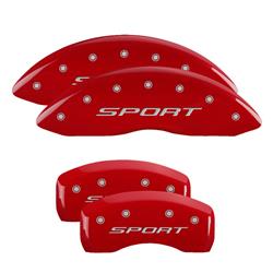 MGP Red Caliper Covers for 2017-2019 FUSION - 10244SSPTRD