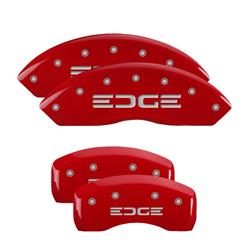 MGP Caliper Covers - Brake Caliper Covers for 2019-2020 EDGE - 10247SCLCBK
