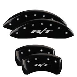 MGP Black Caliper Covers for 2009-2010 CHALLENGER, 2006-2010 CHARGER, 2005-2008 MAGNUM - 12005SRT1BK