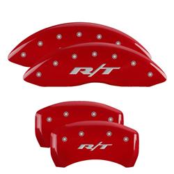 MGP Red Caliper Covers for 2009-2010 CHALLENGER, 2006-2010 CHARGER, 2005-2008 MAGNUM - 12005SRT1RD