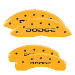 MGP Yellow Caliper Covers for 2007-2009 DURANGO, 2006-2010 RAM 1500 - 12043SDODYL