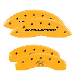 MGP Yellow Caliper Covers for 2008-2020 CHALLENGER, 2006-2018 CHARGER, 2006-2008 MAGNUM - 12088SCBRYL