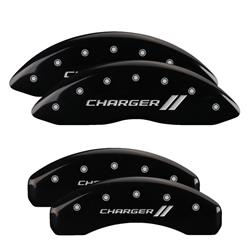 MGP Black Caliper Covers for 2008-2020 CHALLENGER, 2006-2018 CHARGER, 2006-2008 MAGNUM - 12088SCH1BK