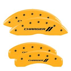 MGP Yellow Caliper Covers for 2008-2020 CHALLENGER, 2006-2018 CHARGER, 2006-2008 MAGNUM - 12088SCH1YL