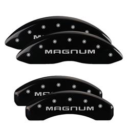 MGP Black Caliper Covers for 2008-2020 CHALLENGER, 2006-2018 CHARGER, 2006-2008 MAGNUM - 12088SMGMBK