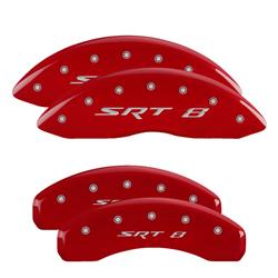 MGP Red Caliper Covers for 2008-2020 CHALLENGER, 2006-2018 CHARGER, 2006-2008 MAGNUM - 12088SSR8RD