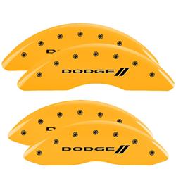 MGP Yellow Caliper Covers for 2010 RAM 2500, RAM 3500 - 12124SDD3YL
