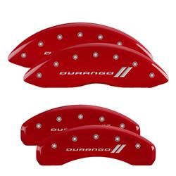 MGP Red Caliper Covers for 2003-2006 DURANGO, 2002-2005 RAM 1500, 2002-2003 RAM 1500 VAN - 12134SDGORD