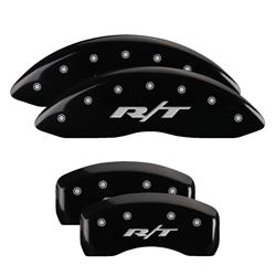 MGP Black Caliper Covers for 2008-2014 AVENGER, 2007-2012 CALIBER - 12192SRT1BK