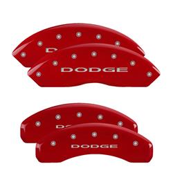 MGP Red Caliper Covers for 2011-2019 GRAND CARAVAN, 2009-2018 JOURNEY - 12200SDD4RD