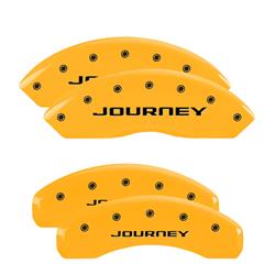 MGP Yellow Caliper Covers for 2011-2019 GRAND CARAVAN, 2012-2018 JOURNEY - 12200SJN1YL