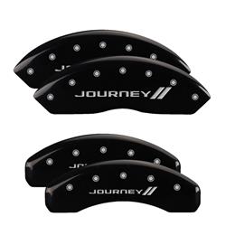 MGP Black Caliper Covers for 2011-2019 GRAND CARAVAN, 2012-2018 JOURNEY - 12200SJNYBK