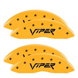 MGP Yellow Caliper Covers for 2001-2002 VIPER - 12203SVIPYL