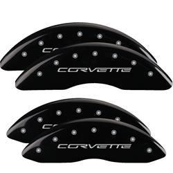 MGP Black Caliper Covers for 2006-2013 CORVETTE - 13083SCV6BK