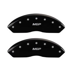 MGP Black Caliper Covers for 1997-2000 C2500, C3500, 1997-2002 EXPRESS 2500 - 14003FMGPBK