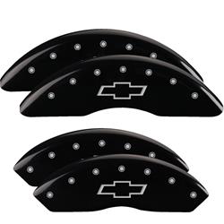 MGP Black Caliper Covers for 2009-2016 EXPRESS 2500, 2009-2017 EXPRESS 3500 - 14008SBOWBK