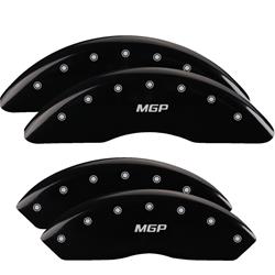 MGP Black Caliper Covers for 2009-2016 EXPRESS 2500, 2009-2017 EXPRESS 3500 - 14008SMGPBK