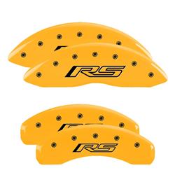 MGP Yellow Caliper Covers for 2010-2015 CAMARO - 14033SRS5YL