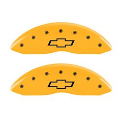 MGP Yellow Caliper Covers for 2005-2007 SILVERADO 1500 - 14238FBOWYL