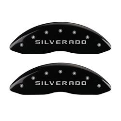 MGP Black Caliper Covers for 2005-2007 SILVERADO 1500 - 14238FSILBK