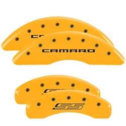MGP Yellow Caliper Covers for 2016-2024 CAMARO - 14241SCS5YL