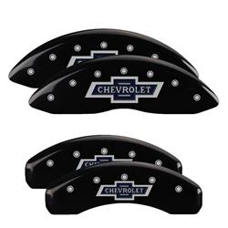 MGP Black Caliper Covers for 2021-2024 TAHOE, SUBURBAN, 2019-2024 SILVERADO 1500 - 14252SBANBK