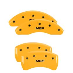 MGP Yellow Caliper Covers for 2008-2009 TT, 2008-2015 TT QUATTRO - 15203SMGPYL
