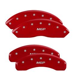 MGP Red Caliper Covers for 2016-2017 A5 QUATTRO, 2010-2016 S4, 2008-2017 S5 - 15213SMGPRD