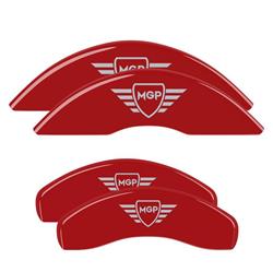 MGP Red Caliper Covers for 2019-2021 AVALON, 2018-2025 CAMRY - 16238SMGPRD