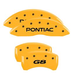 MGP Yellow Caliper Covers for 2008-2009 G8 - 18011SPG8YL