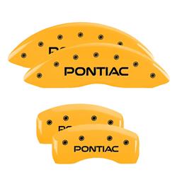 MGP Yellow Caliper Covers for 2004-2005 BONNEVILLE - 18031SPOPYL