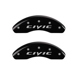 MGP Black Caliper Covers for 2006-2011 CIVIC - 20143FCIVBK