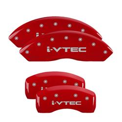 MGP Red Caliper Covers for 2003-2007 ACCORD - 20199SIVTRD