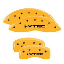 MGP Yellow Caliper Covers for 2009-2022 PILOT, 2017-2024 RIDGELINE - 20213SIVTYL
