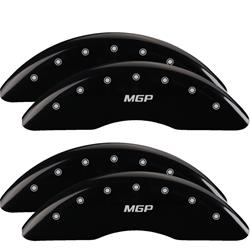 MGP Black Caliper Covers for 2011-2019 SIERRA 2500 HD, SIERRA 3500 HD - 34003SMGPBK