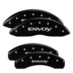 MGP Black Caliper Covers for 2006-2009 ENVOY, 2006 ENVOY XL - 34004SEVYBK