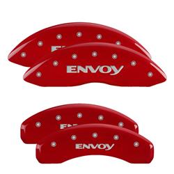 MGP Red Caliper Covers for 2006-2009 ENVOY, 2006 ENVOY XL - 34004SEVYRD